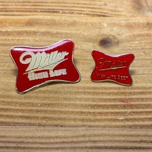 Miller High Life Red Enamel Pin Set